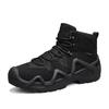 Outdoor Mid-help Climbing Shoes, Four-season Men's Waterproof and Wear-resistant Non-slip Non-slip Wear-resistant Lightweight and Breathable Hiking Sh