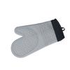 Silicone Oven Gloves Microwave Oven Gloves Heat Resistant Baking Antiscald Thickened Baking Gloves Gray