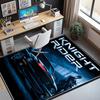 Knight Rider Pattern Rug, Indoor/Outdoor Mat, for Picnic, Gameroom, Bedroom, Office, Living Room, Home Decor Carpet, Birthday Gift