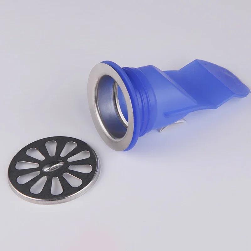 Silicone Core Insect Control Backflow Preventer Floor Drain Seal Drain Deodorant One Way Valve for Bathroom Pipes Tube In Toilet
