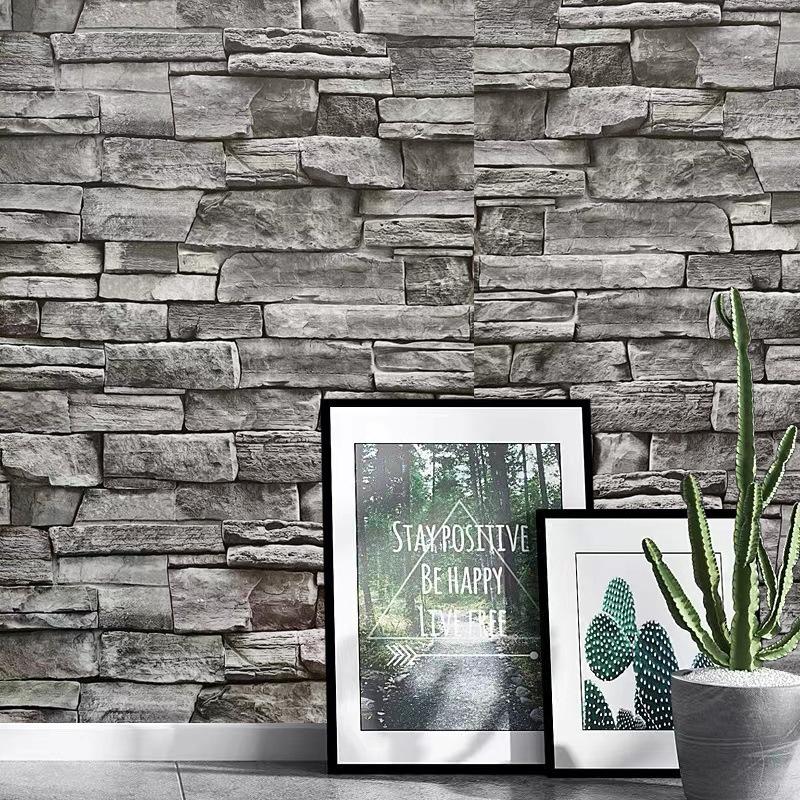 3D винтажные кирпичи, самоклеящиеся обои, самоклеящаяся ПВХ наклейка на стену, съемная водостойкая 3D рельефная наклейка на кирпичную стену для гостиной, общежития, фото 0.45*3m