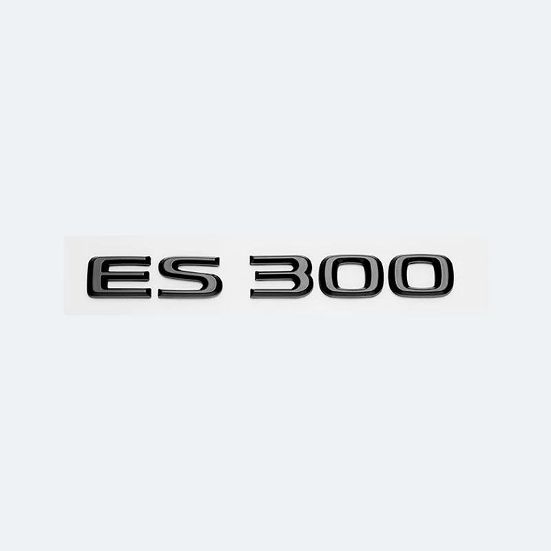 3D Metal Car Letters Rear Trunk Badge Sticker For Lexus Series ES200 ES240 ES250 ES300 ES350 Chrome Glossy Black Emblem