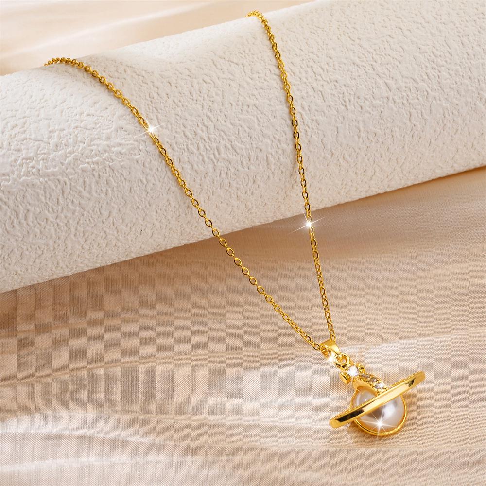 Simple Fashion Titanium Steel Women's Necklace - Non-fading, Luxurious, Versatile, Korean Style Clavicle Chain