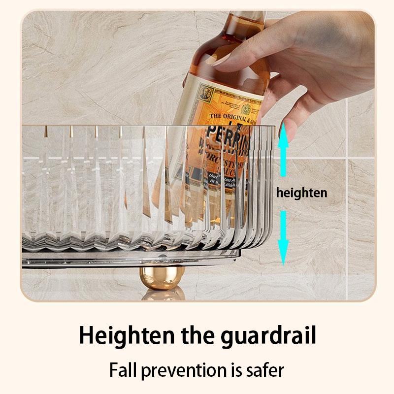 Rotating Spice Rack For Home Kitchens Multi-Functional Storage Tray For Seasoning Bottles And Jars, And Cosmetics