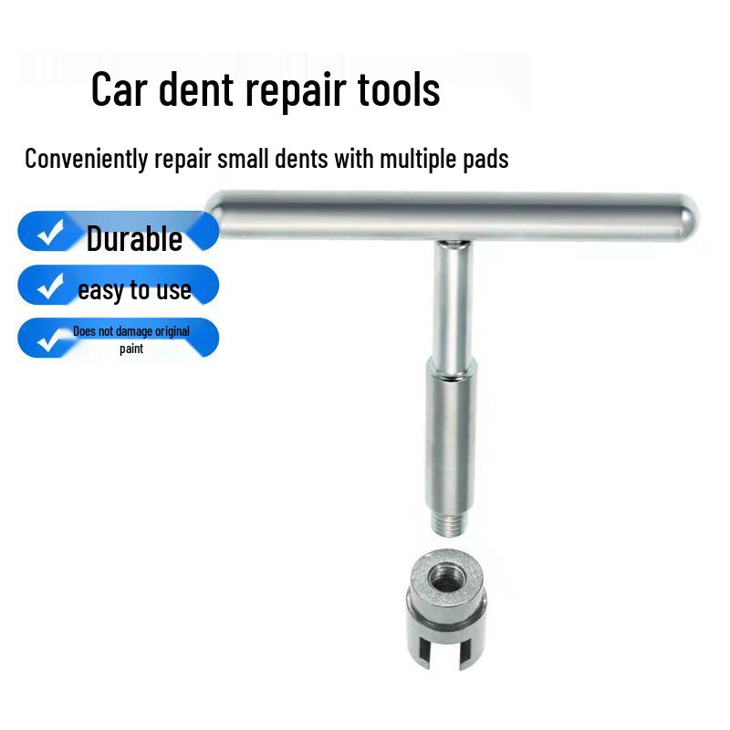 Car Dent Repair T-Puller Kit with Manual Pull Rod
