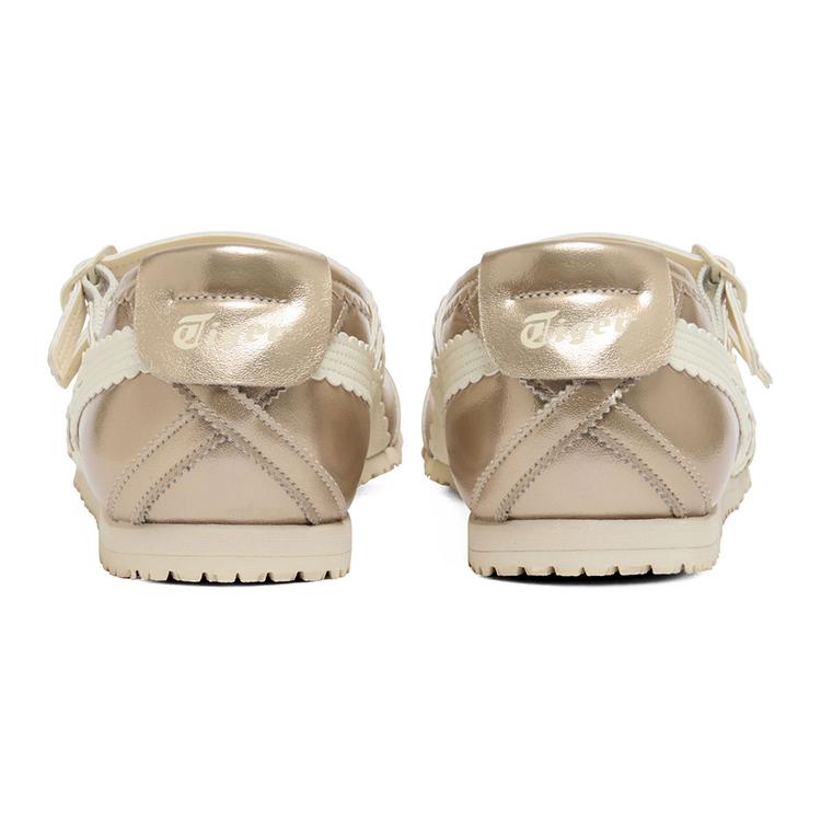 ONITSUKA TIGER MEXICO 66 Flat Mary Jane Shoes Women's Gold 1182A708-250