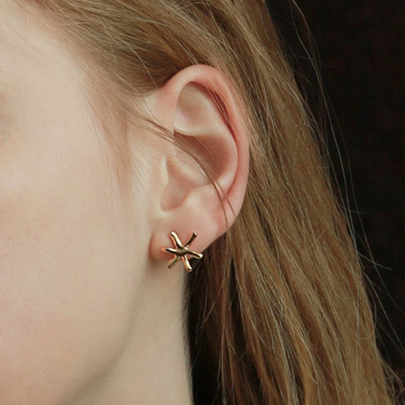 POPPI The classical star earrings no.2