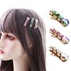 Mädchen Haarspange Damen Haaraccessoires Strass-Haarnadel Perlen Haarspange Koreanischer Stil Kopfschmuck