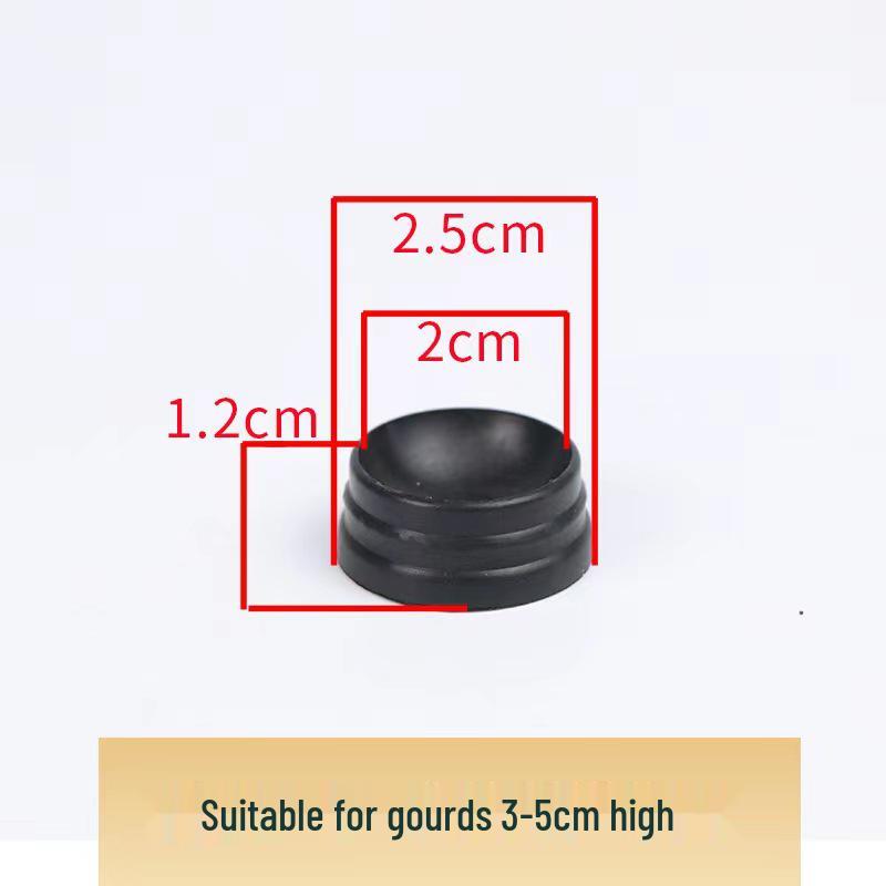 Round Faux Wood Resin Display Stand for Crystal Ball and Crafts