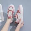 Zapatillas deportivas de tenis para mujer de moda de baja calidad para correr para mujer 2024, zapatillas informales de lona planas y bonitas de color rosa para primavera y otoño sin tacón