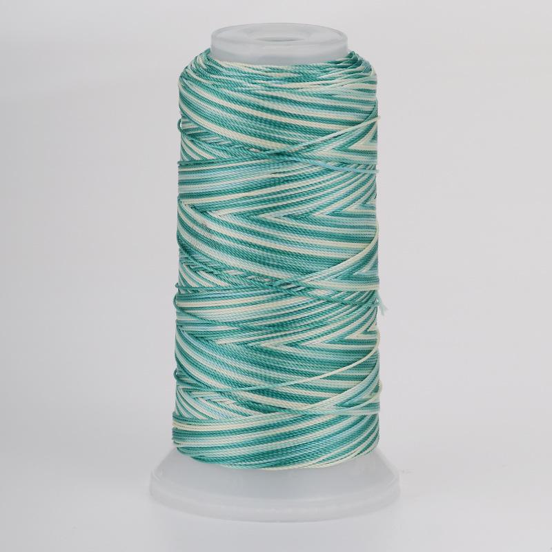 18-Strand Variegated Yarn Bracelet Weaving Cord – Gradient Dragon Scale Koi Thread DIY Material