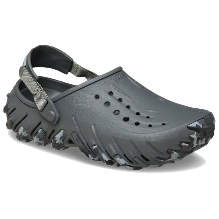 Crocs Echo Comfortable Simple Clogs Unisex Footwear Gray 212095-0IE