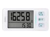 dretec Pedometer, Large Screen, Calories Burned, Exercise Display, 3D Sensor, 30-Day Memory, Clip Strap Included, H-236WT, White