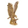 XOMARK Brass Flying Eagle Statue Hawk Sculpture Feng Shui Decorative Handmade Wild Bird Garuda Statue for Home