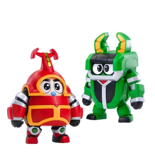 Tachibana Neko Kogyo Bee Robo Kabutack QOSMOS 10cm Movable Plastic Model A+B Set First Edition