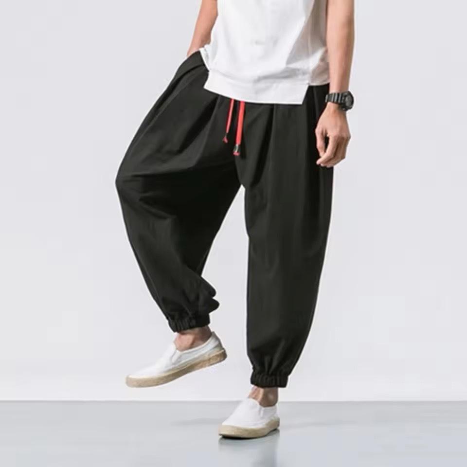 

Дизайн-разум Нишевые свободные мужские повседневные брюки Брюки-шаровары Брюки-фонарики 5XL