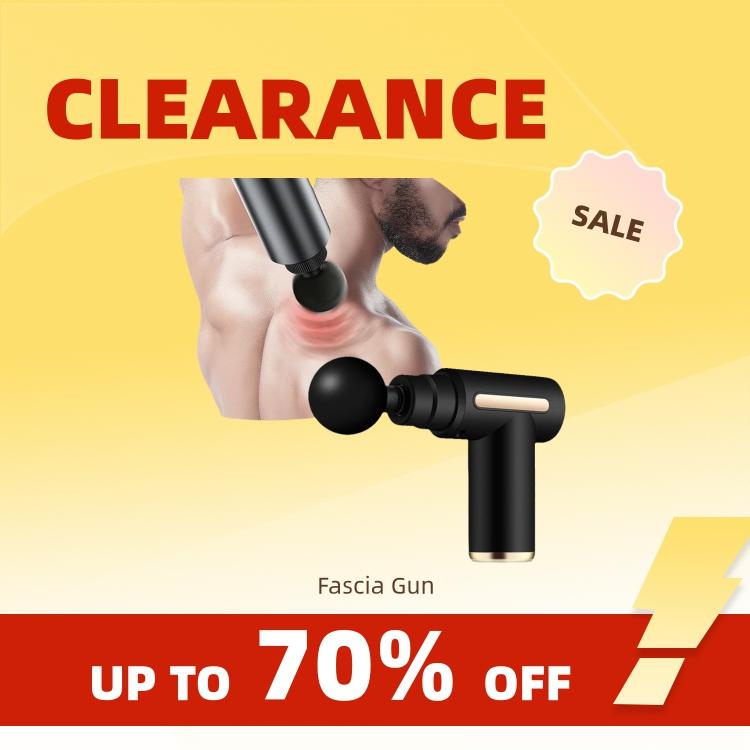 Portable Electric Fascia Gun Massager For Muscle Relaxation Sports Recovery Multifunctional Vibrating Tool