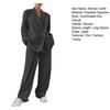 Women's Suits 2 Piece Set Oversized Blazer Jacket And Wide Leg Dressy Pants Casual Business Set Formal Office Work Outfits