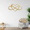 Infinity Sign Metal Wall Art, Personalized Couple Gift, Wedding Decor, Custom Name Sign, Anniversary Gift for Husband Wife, Home Wall Decor Valentine