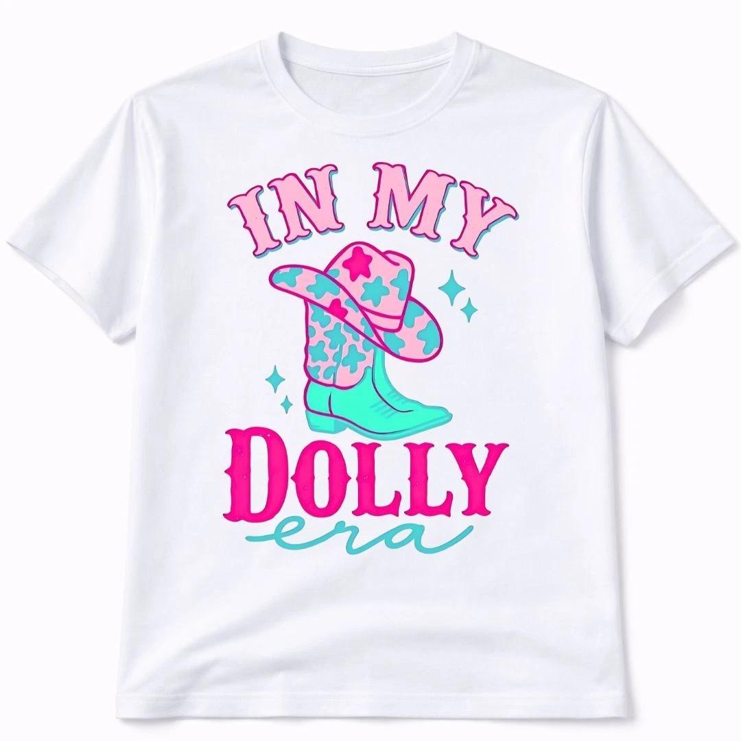 

Dolly Era Western Graphic T Shirt Trendy Boutique Style Tee Womens Gifts White 4XL