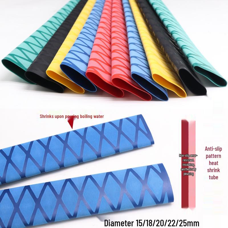 Anti-Slip Heat Shrink Tubing for Insulation & Grip: Fishing Rod Sleeve/Racket Handle 15-50mm