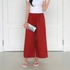 New ArrivAlS Open Run Women S bASic Color Embroidered A Line Wide Fit 9 10 pAntS