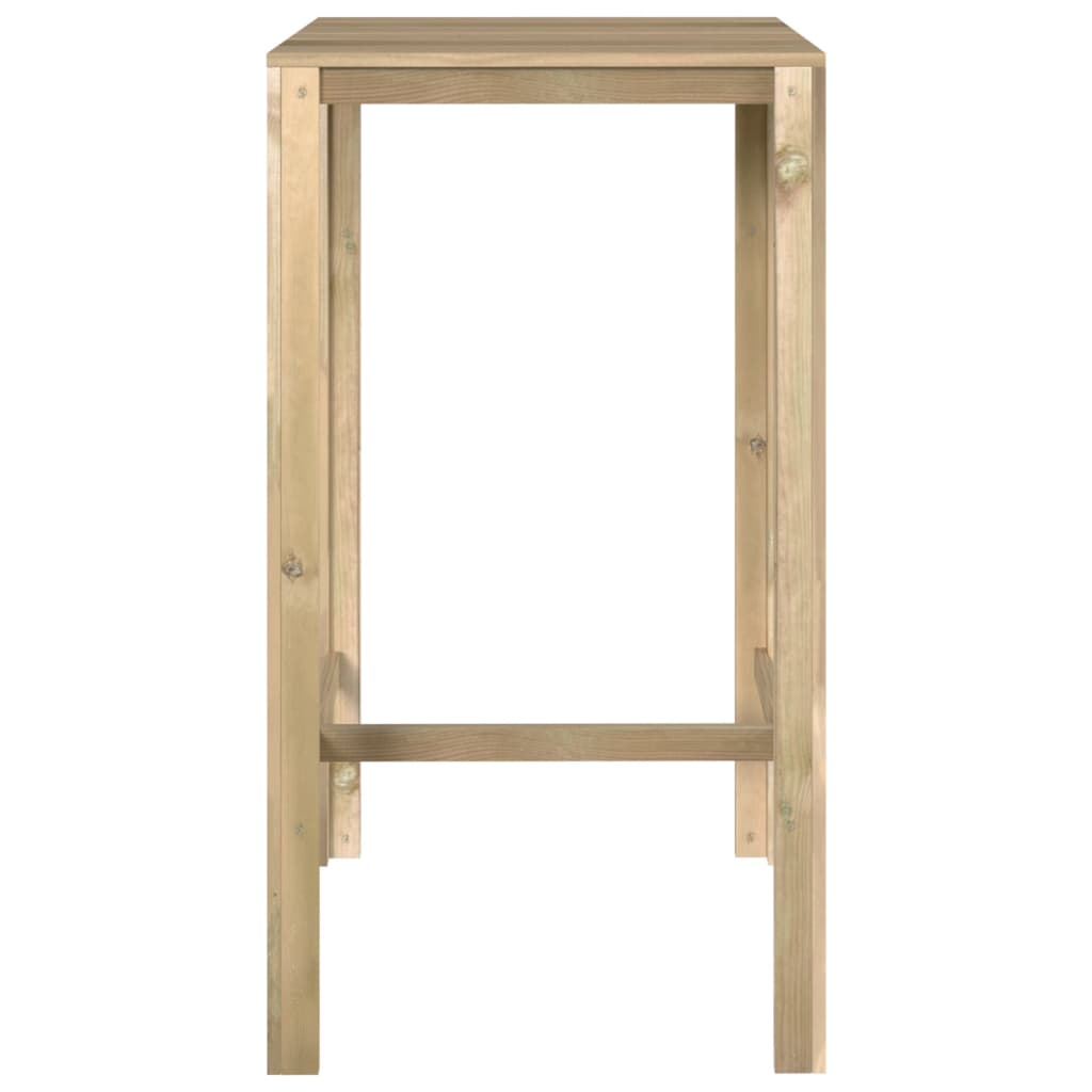 Bar Table 60x60x110 Cm Impregnated Pine Wood