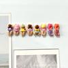 6/11pcs Cute Beach Girl Mermaid Fridge Magnets Set Resin Swimsuit Bikini Refrigerator Stickers Summer Decor Kitchen Photo Wall