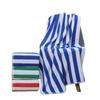 21-strand A-grade Soft White Cotton Striped Bath Towel - 6-layer Baby & Foot Bath Towel