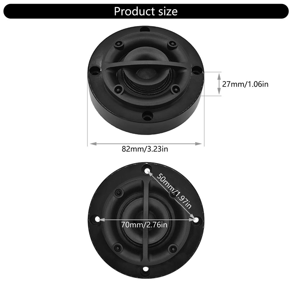 Automotive Car A Pillared Midrange Speaker Delivering Crisp, Lifelike Vocals And Balanced Sound