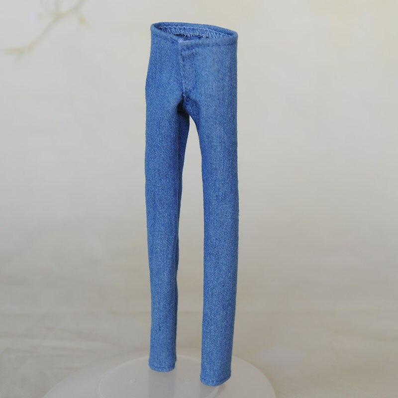 

1/6 Одежда для кукол Джинсы для мальчиков Кена Брюки для парня Барби Кен Принц Мужская кукла Повседневные аксессуары Игрушка синий