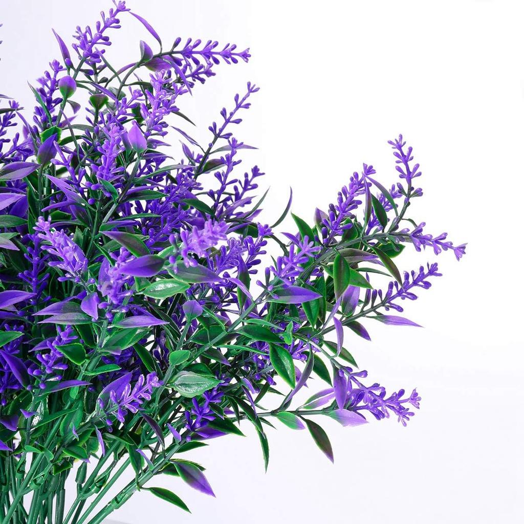 Artificial Flowers Plastic Lavender Fake Plants Grass Wedding Home vase Garden Decor DIY Gifts Photography Props Outdoor Bonsai