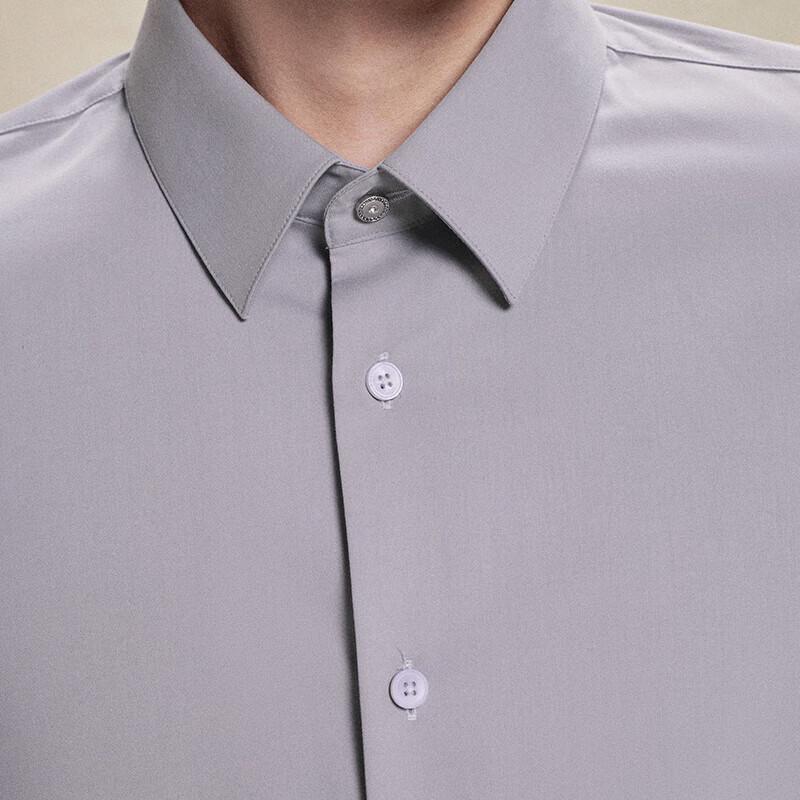 Baoxiniao Men's Slim-fit Point Collar Long Sleeve Shirt EBC243213U