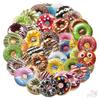 50Pcs/Set Sweet Doughnuts Series 01 PET Stickers Waterproof DIY Fashion Doodle Decals Stickers