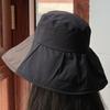 New Summer Eaves Sun Protection Hat Women's Solid Color Foldable Outdoor Fashion Versatile Sun Hat Casual Bucket Hat Tide