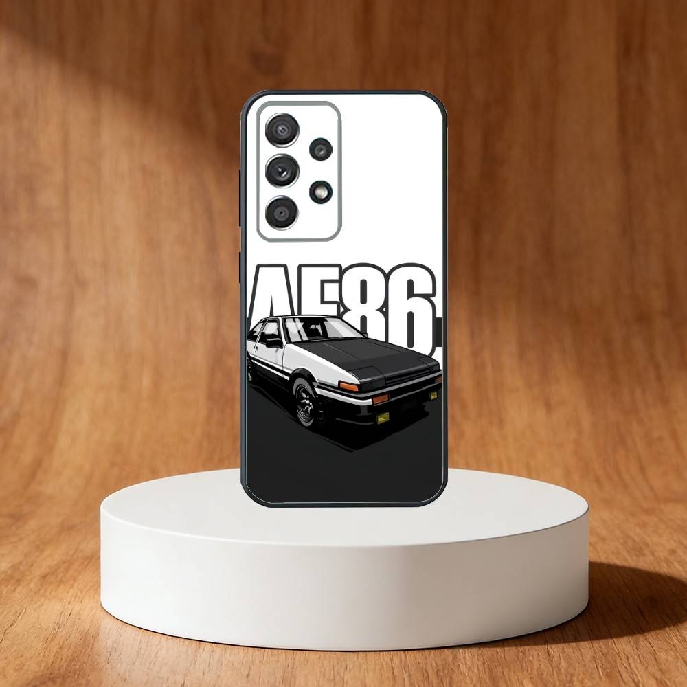 JDM Car AE-86 Phone Case For Samsung S25,S24,S21,S22,S23,S30,Ultra,S20,Plus,Fe,Note,10,9,5G Black Cover