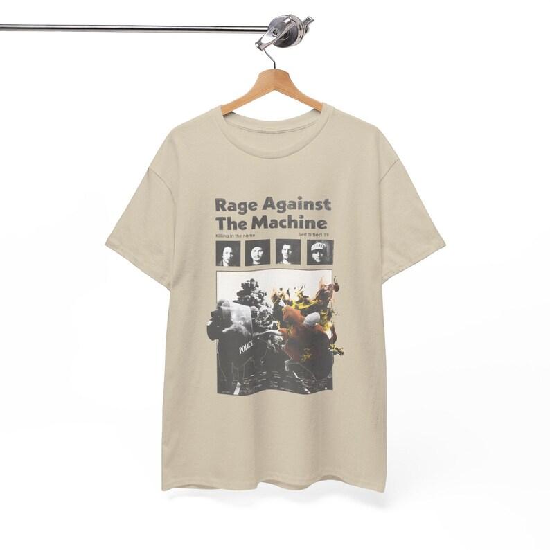 2026 Letní Móda Trendy Tričko Rage Against The Machine _self Titled_ Tričko _ Killing in The Name Grafické Tričko Hip Hop Streetwear Oversized Tričko