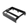 Car Interior Car Dash Stereo Radio Face Panel Frame Trim 2DIN 9" Black ABS