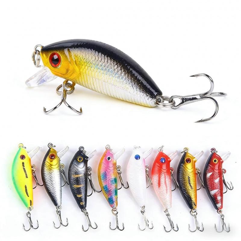 5cm4.2gLure Fishing Bait Minnow Rock Hard Bait Sea Fishing Freshwater All-Purpose Bass Pike Special Bionic Simulation Bait Fishi