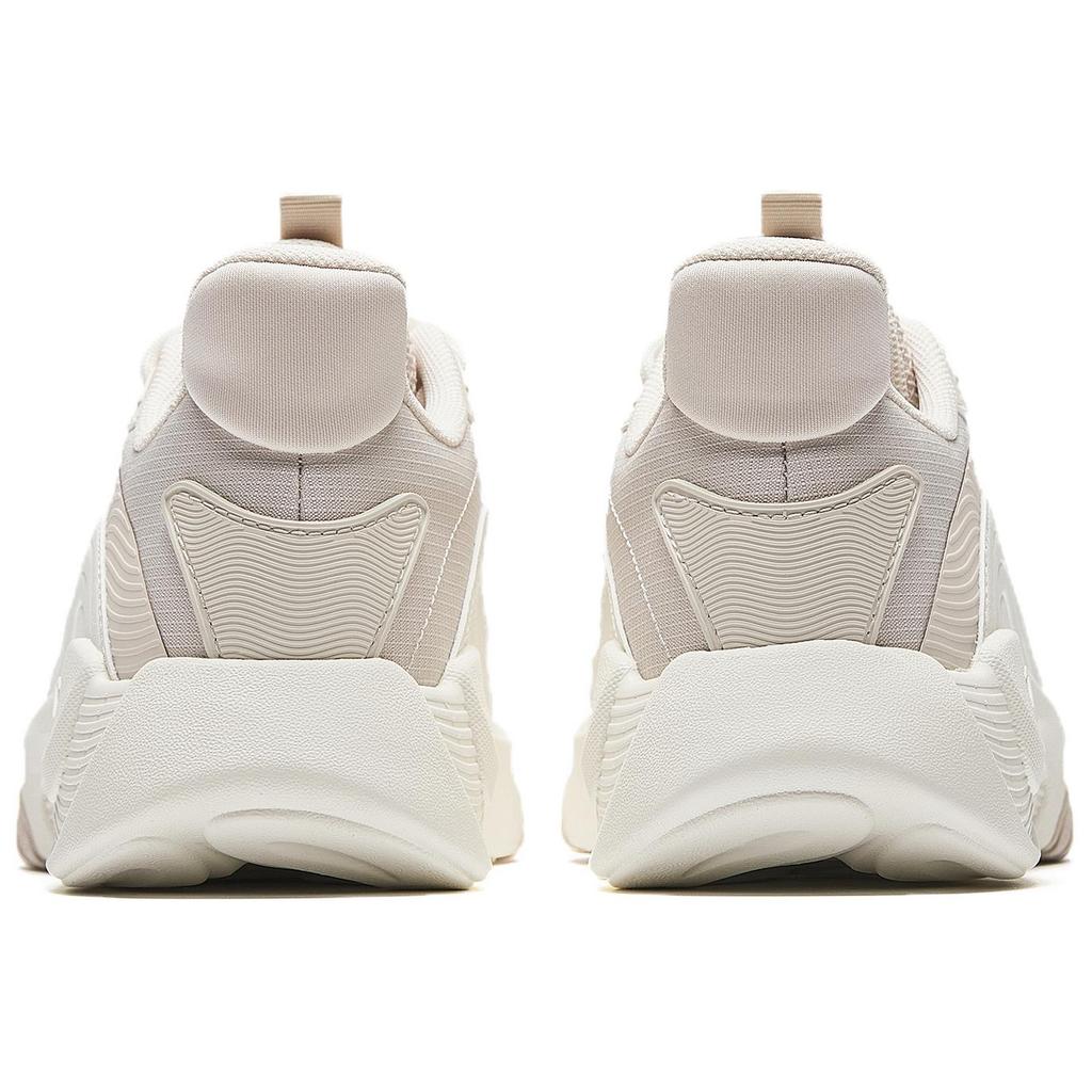 Anta Chao Bai 4S Trendy Versatile Comfortable Non-Slip Wear-Resistant Low-Top Casual Shoes Women Casual Shoes Ivory-White 122518846R-1