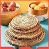 Non-Stick Hand-Woven Steamer Mat for Xiao Long Bao, Baozi, and Mantou