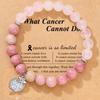 Bracciale in Pietra Naturale per Insegnanti, Regali per Donne, Regali di Ringraziamento per Insegnanti, Regali Significativi per Donne con Biglietto Messaggio Regalo