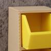 Mini Storage Box 1:12 Scale Miniature Slanted Storage Box Tiny Double Drawer Organizer for Doll Mansion Bedroom Desk