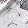 Fashion Metal Reading Glasses Retro Round Frame Eyewear Women Men Ultra Light Resin Eyeglasses Magnifying Vision Care +1.0~+4.0
