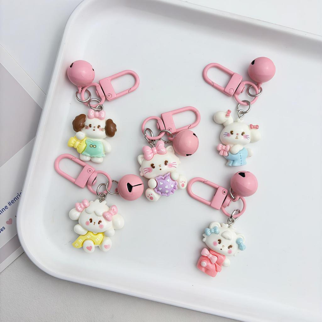 Cartoon Cute Melody Keychain Pendant Bag Charm for Couples and Friends