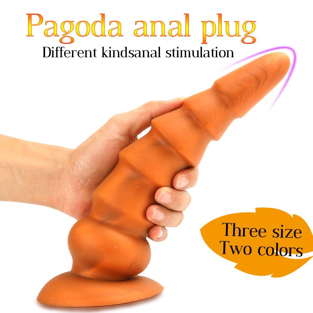 Énorme gode Anal en Silicone, gros Plug Anal, Expansion de l'anus, masseur de Prostate, point G, stimulateur vaginal, jouet sexuel pour adulte, pour femmes et hommes Gay S