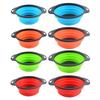 Folding Telescopic Colander: Round Vegetable & Fruit Washing Basket with Drying Rack