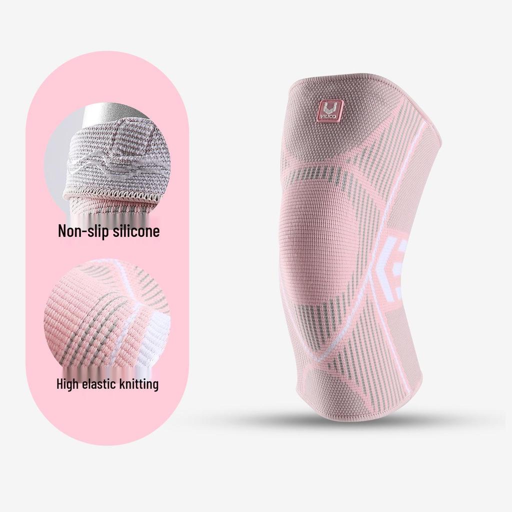 Vilico Unisex Summer Sports Knee Pads - High Elasticity, Breathable, Comfortable, Shock-Absorbing, Anti-Slip Protective Gear