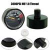 Metalworking Pressure Gauge Manometer 3000 Psi Black M8*1.0 Thread