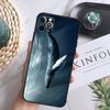 Beautiful Blue Whale Painting Soft Case For iPhone 16 Pro Max 13 12 Mini XS Max X XR 11 15 Pro Max 14 Plus Back Cover